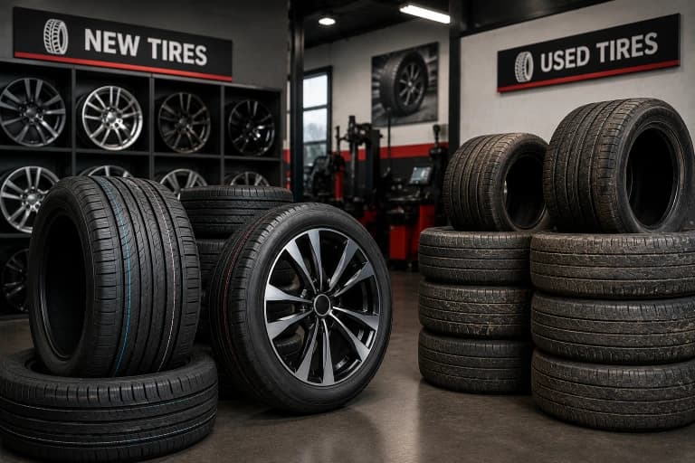 Quality-inspected used tires mobile service