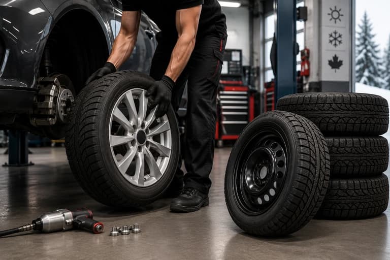 Mobile seasonal winter tire swap near me
