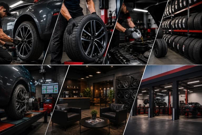 The full shop mobile tire service experience delivered to your door